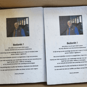 Ontwerp van zaadpapier