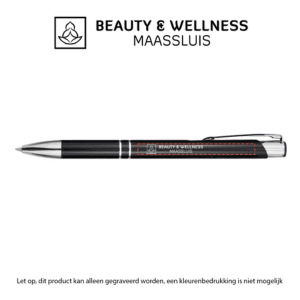 Pen met logo en toetsenbord
