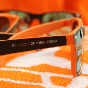 Ontwerp van bedrukte zonnebril