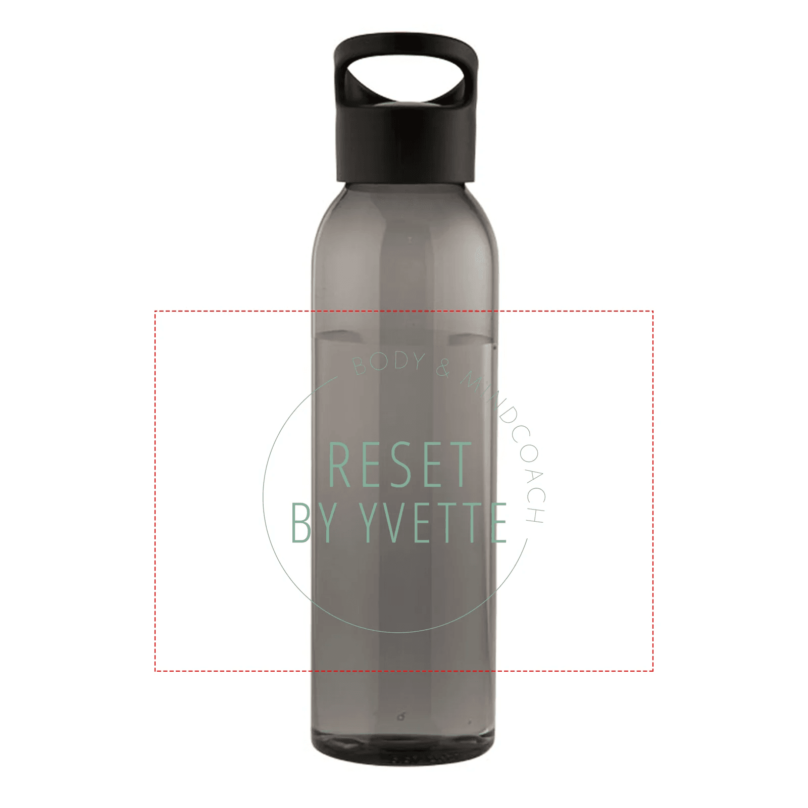 Sky drinkfles met logo op tafel