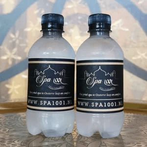 Ontwerp van waterflesjes