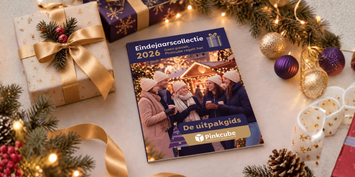 Geen idee welk eindejaarsgeschenk je dit jaar moet geven? Pinkcube regelt het!